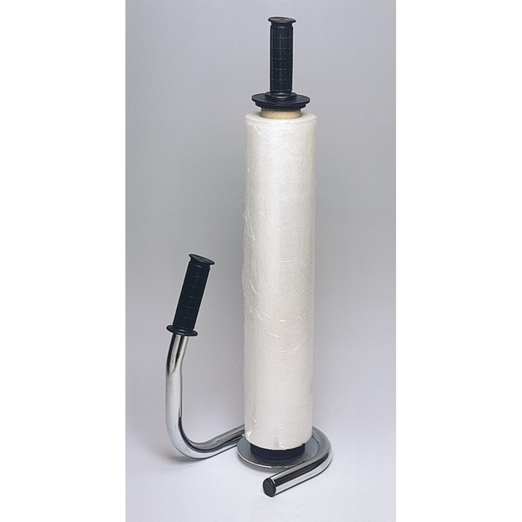 Produktabbildung: Handstretchgerät, passend für Stretchfolien B 450/500 mm, verchromt