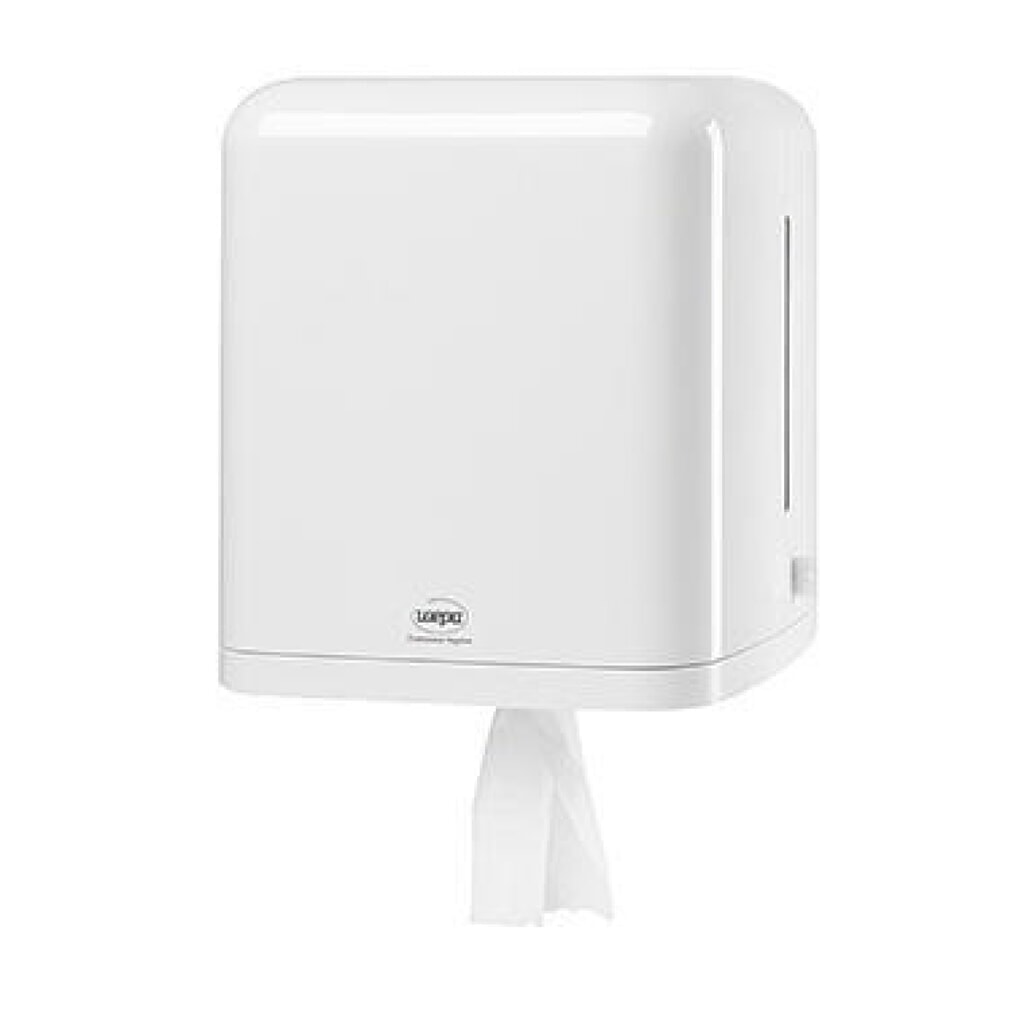 WEPA Handtuchspender 331000 26x28x23cm Kunststoff weiß Produktabbildung: WEPA Handtuchspender 331000 26x28x23cm Kunststoff weiß
