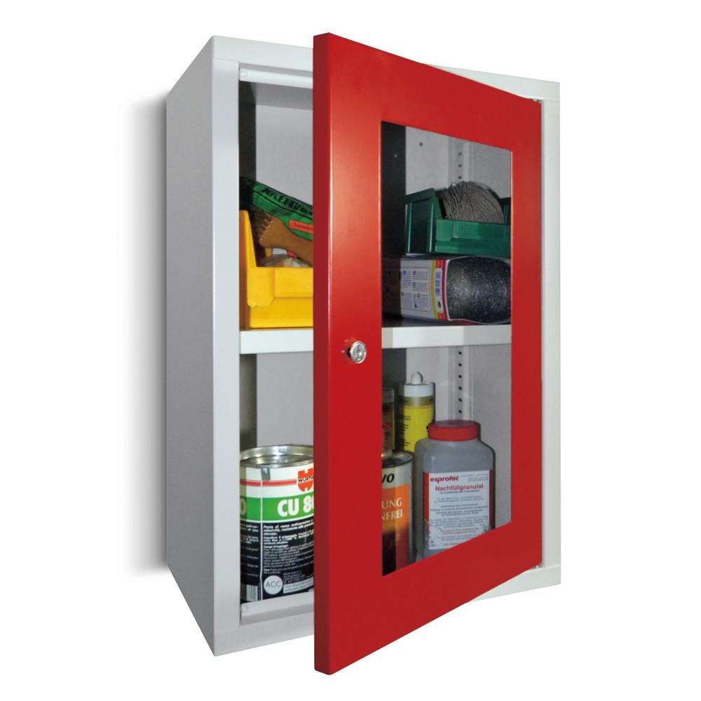 Productafbeelding nr. 2: Hangkast PAVOY met kijkvenster, hxbxd 600 x 800 x 300 mm, lichtgrijs, antracietgrijs