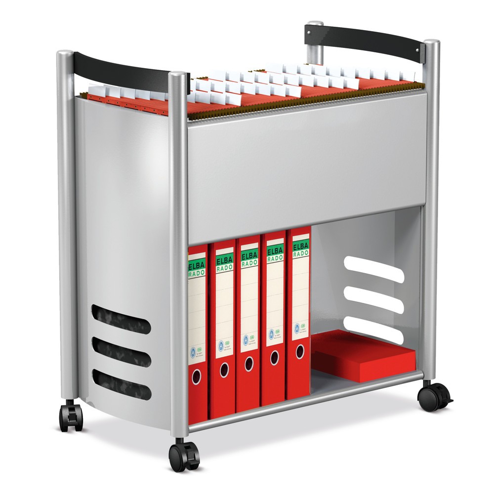 Product afbeelding: Hangmappenwagen met legplank, open, hxbxd 730 x 660 x 375 mm