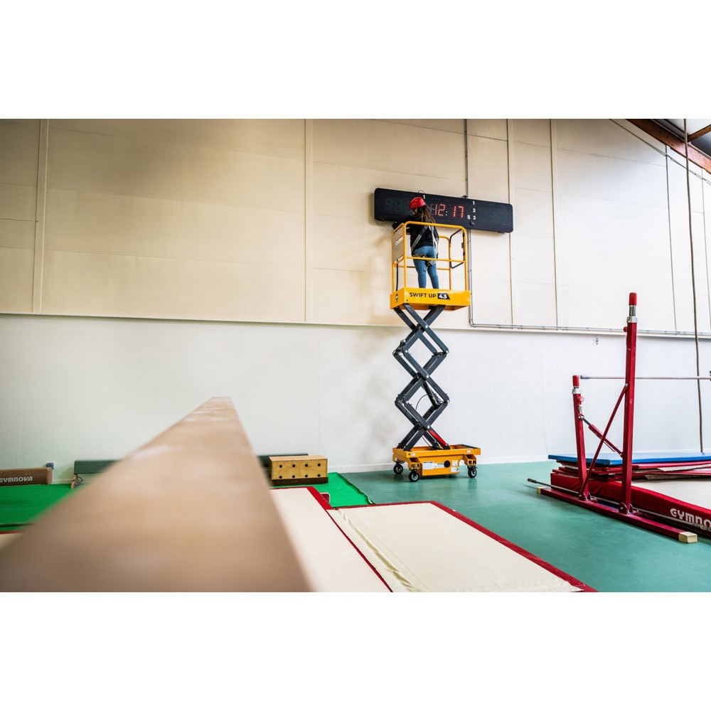 Produktabbildung Nr. 3: Haulotte Scherenarbeitsbühne SWIFT UP 4.5, handverfahrbar, Arbeitshöhe 4,5 m