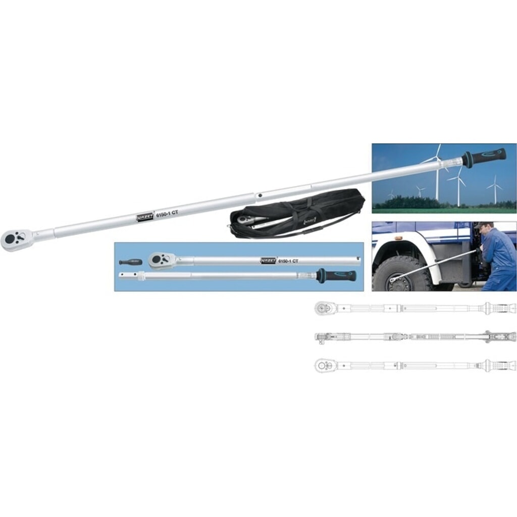 Produktabbildung: HAZET® Drehmomentschlüssel 6150-1CT, 3/4 Zoll 400 - 1000 Nm