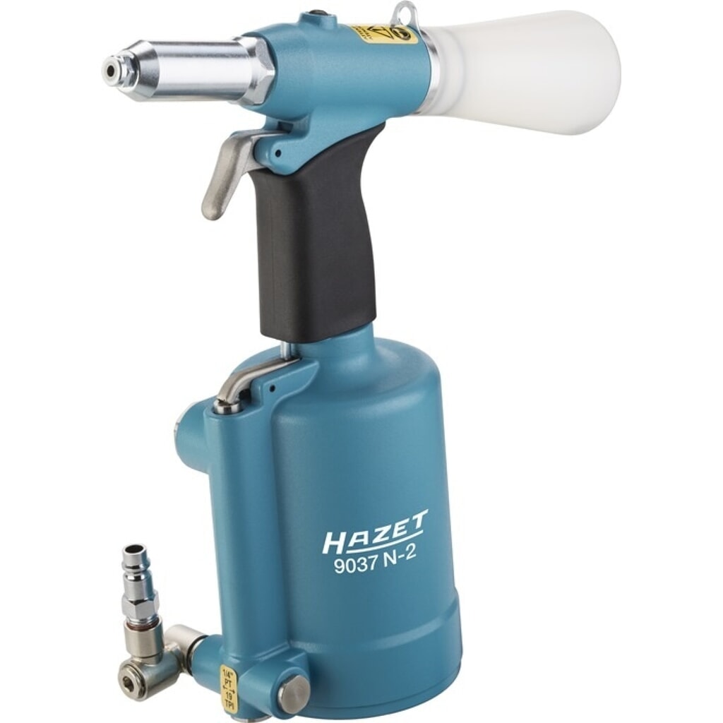 HAZET® Druckluftblindnietgerät 9037N-2, 14700 N, 3-6,4 mm Produktabbildung: HAZET® Druckluftblindnietgerät 9037N-2, 14700 N, 3-6,4 mm