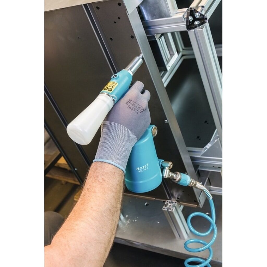 HAZET® Druckluftblindnietgerät 9037N-2, 14700 N, 3-6,4 mm Produktabbildung Nr. 4: HAZET® Druckluftblindnietgerät 9037N-2, 14700 N, 3-6,4 mm
