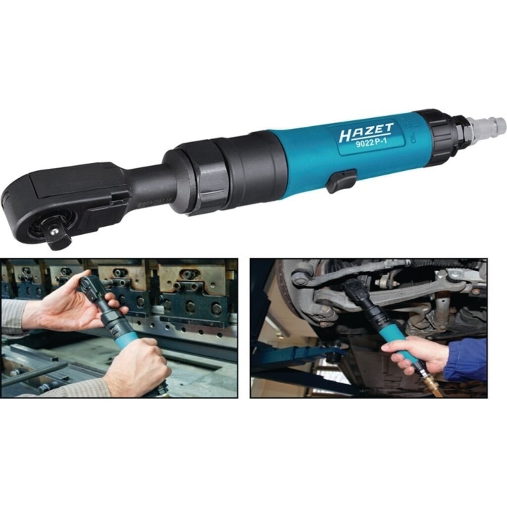 HAZET® Druckluftratschenschrauber 9022P-1, 12,5 mm (1/2″) 4-kt., 95 Nm Produktabbildung: HAZET® Druckluftratschenschrauber 9022P-1, 12,5 mm (1/2″) 4-kt., 95 Nm