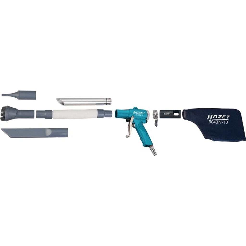 HAZET® Druckluftsaug-/blaspistole 9043N-10, Luftverbrauch 96 l/min, Arbeitsdruck 6,3 bar Produktabbildung: HAZET® Druckluftsaug-/blaspistole 9043N-10, Luftverbrauch 96 l/min, Arbeitsdruck 6,3 bar