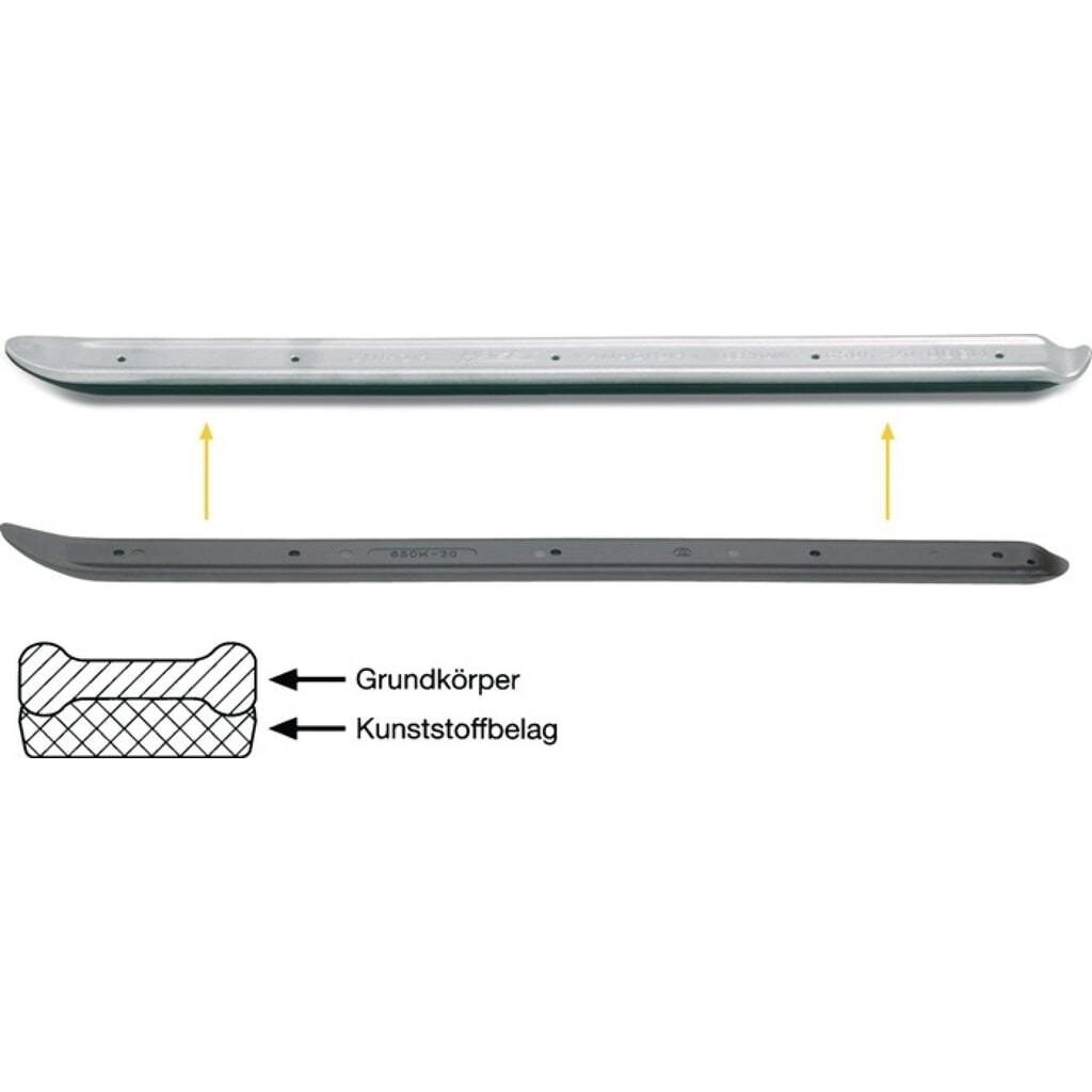 Produktabbildung: HAZET® Montierhebel 650K-20, Länge 500 mm, CV-Stahl