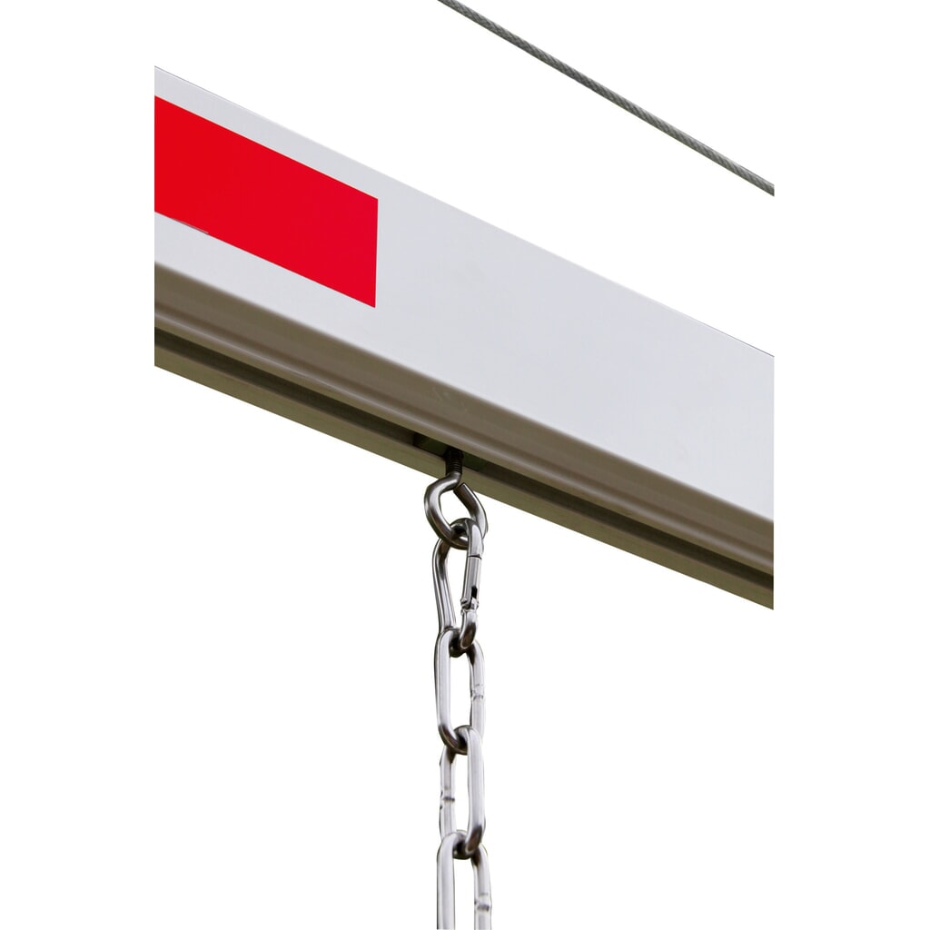 Barrierenabhängung rot/weiß für Mannus Höhenbegrenzung HBS 54, 110 und 200 Produktabbildung Nr. 4: Barrierenabhängung rot/weiß für Mannus Höhenbegrenzung HBS 54, 110 und 200