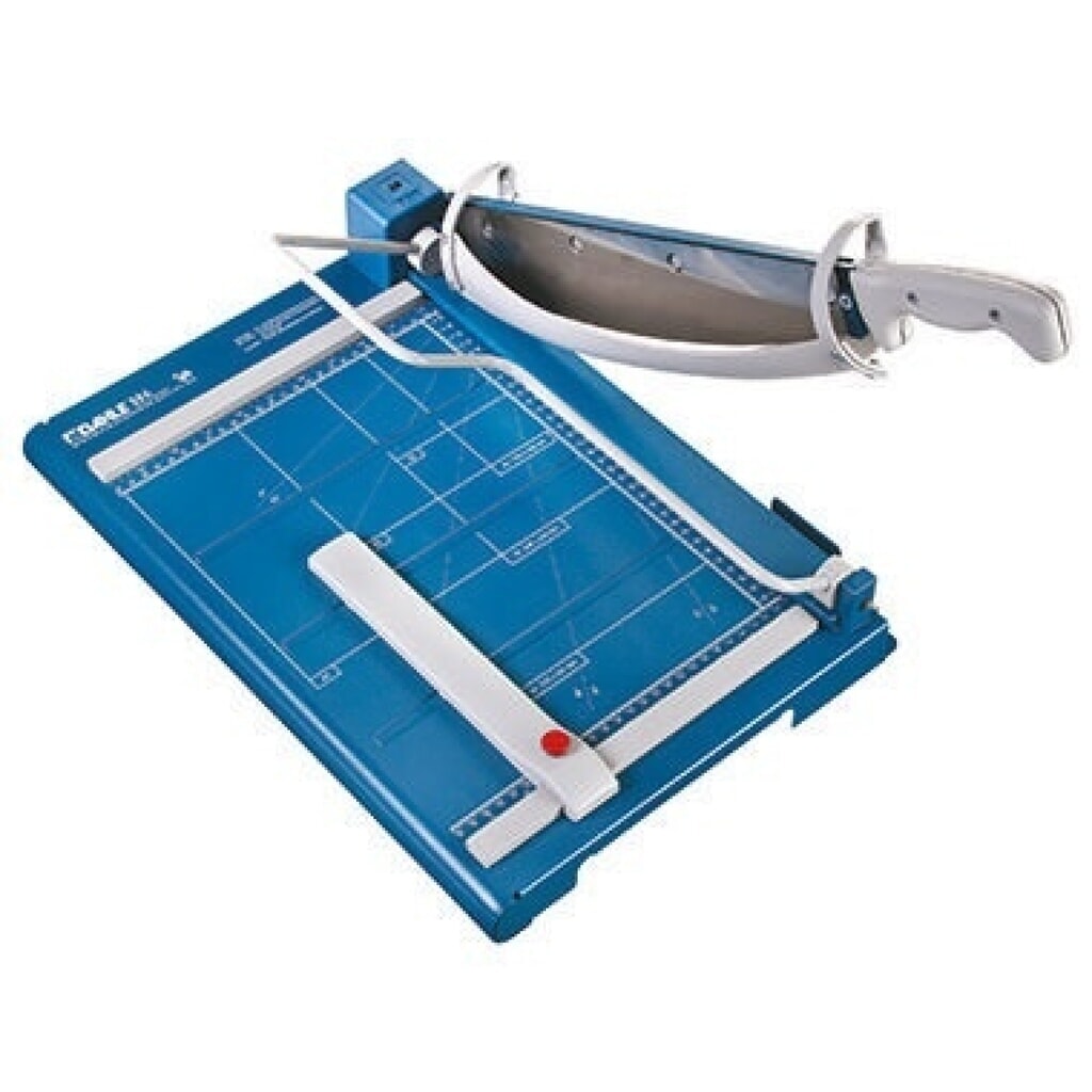 DAHLE Hebelschneider 00564-20215 310x475mm DIN A4 50Bl. Metall blau Produktabbildung: DAHLE Hebelschneider 00564-20215 310x475mm DIN A4 50Bl. Metall blau