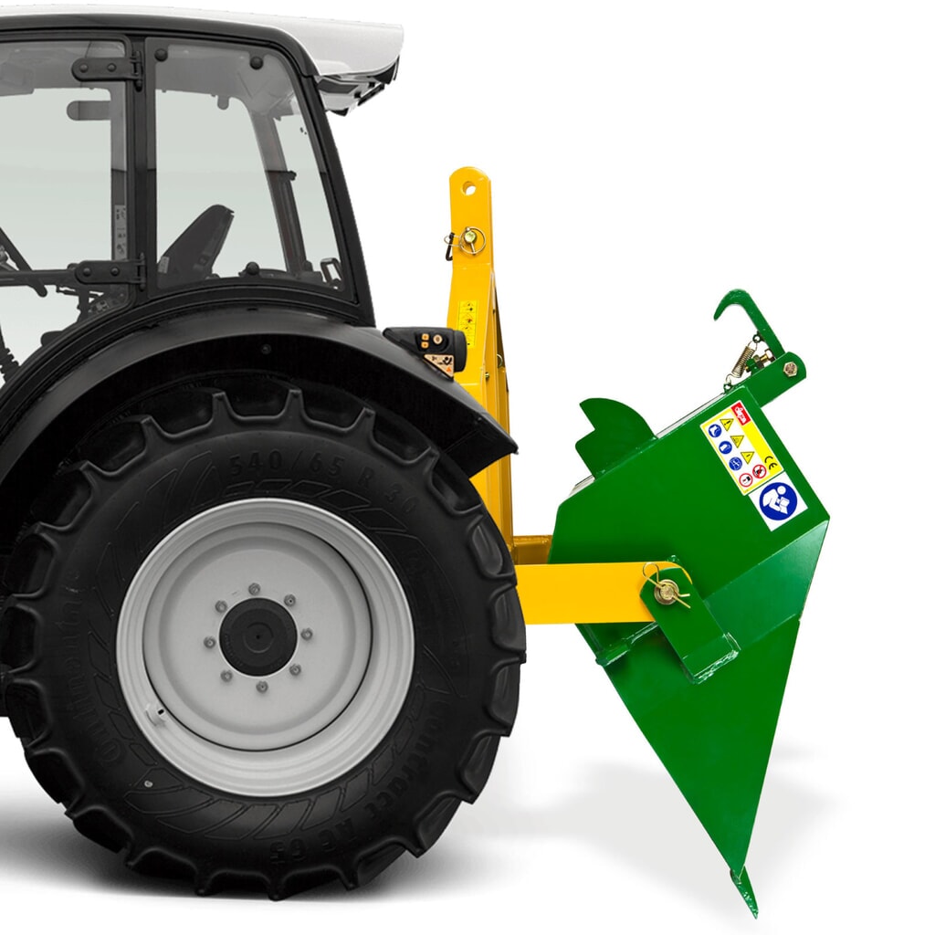 Heckschaufel DHS100M Kat 1, Volumen 0,25 m³, Nutzlast max. 400 kg Produktabbildung Nr. 3: Heckschaufel DHS100M Kat 1, Volumen 0,25 m³, Nutzlast max. 400 kg