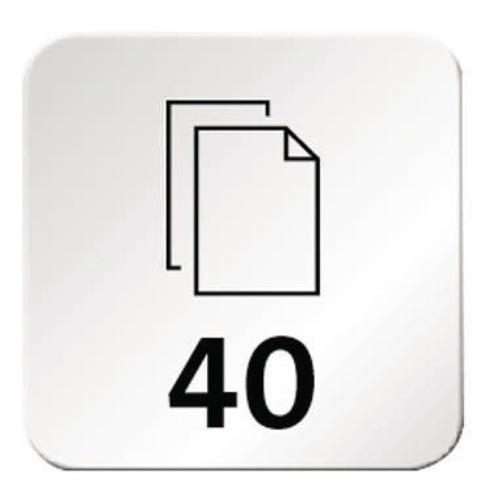Produktabbildung Nr. 8: NOVUS Heftgerät B4 020-1271 max. 40Bl. Metall/Kunststoff lichtgrau