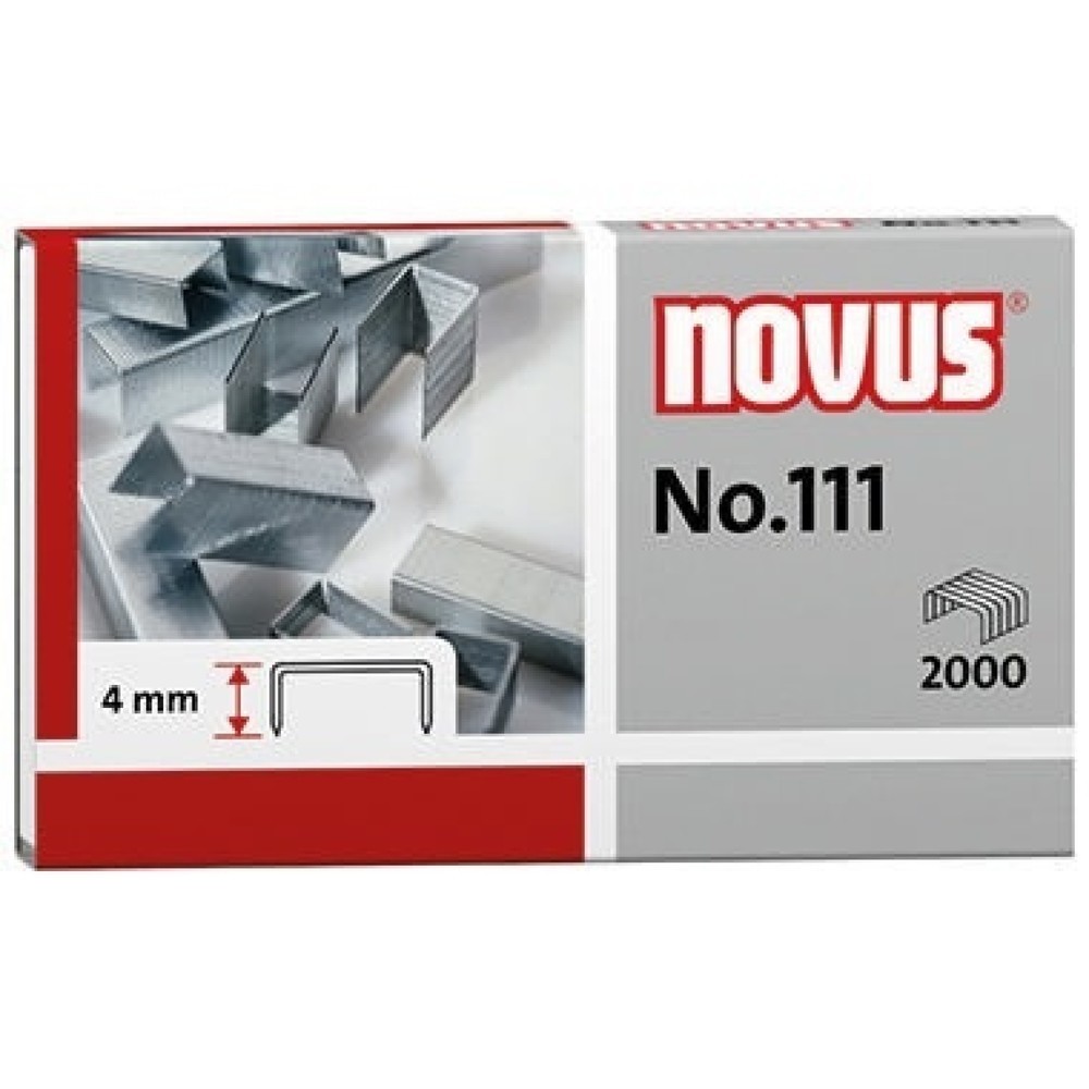 Produktabbildung: NOVUS Heftklammer No. 111 042-0036 verzinkt 2.000 St./Pack.