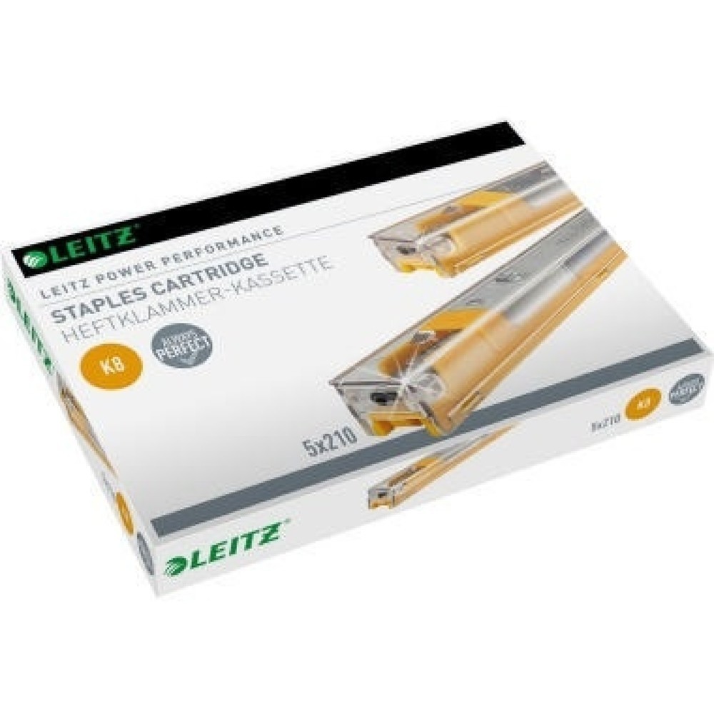 Produktabbildung: Leitz Heftklammerkassette K8 55920000 verzinkt 5x210 St/Pack.