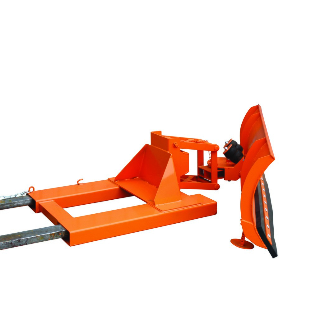 Product afbeelding: Sneeuwploeg Eichinger® met stelvoeten, vorkkoker onderin schildbreedte 1.500 mm, zuiver oranje, staal