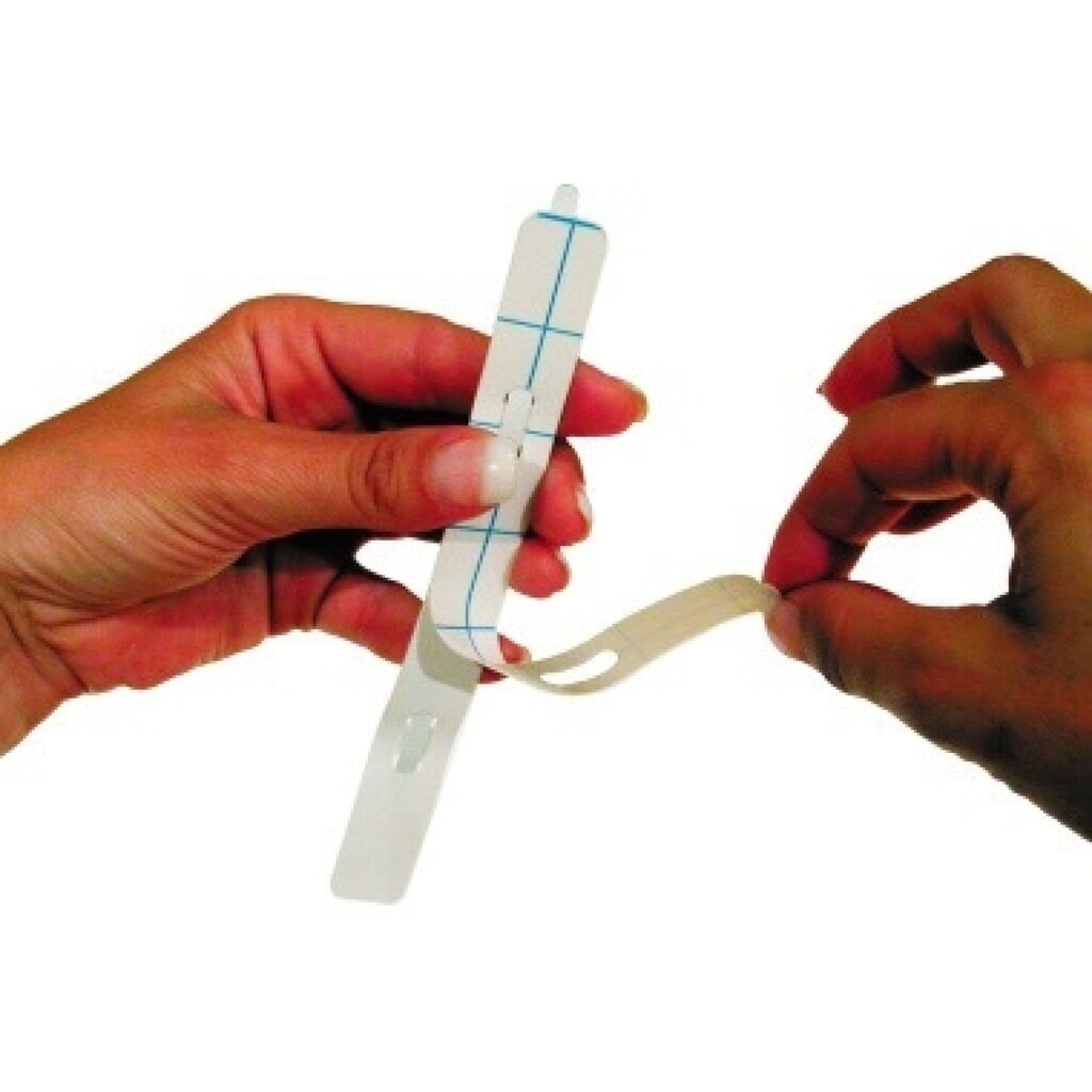 Produktabbildung Nr. 3: Heftstreifen 2x15cm selbstklebend weiß 100 St./Pack.
