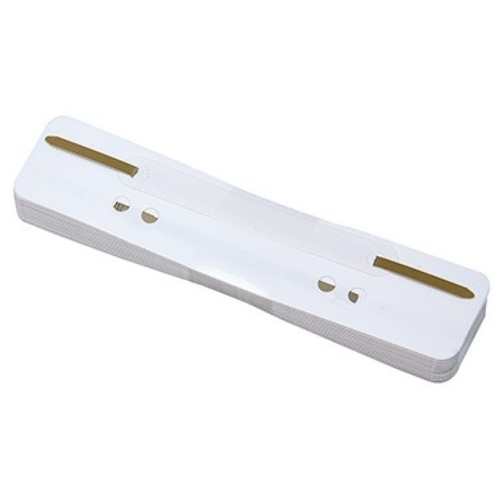 Produktabbildung: Soennecken Heftstreifen 3169 kurz Kunststoffdeckl. ws 25 St./Pack.