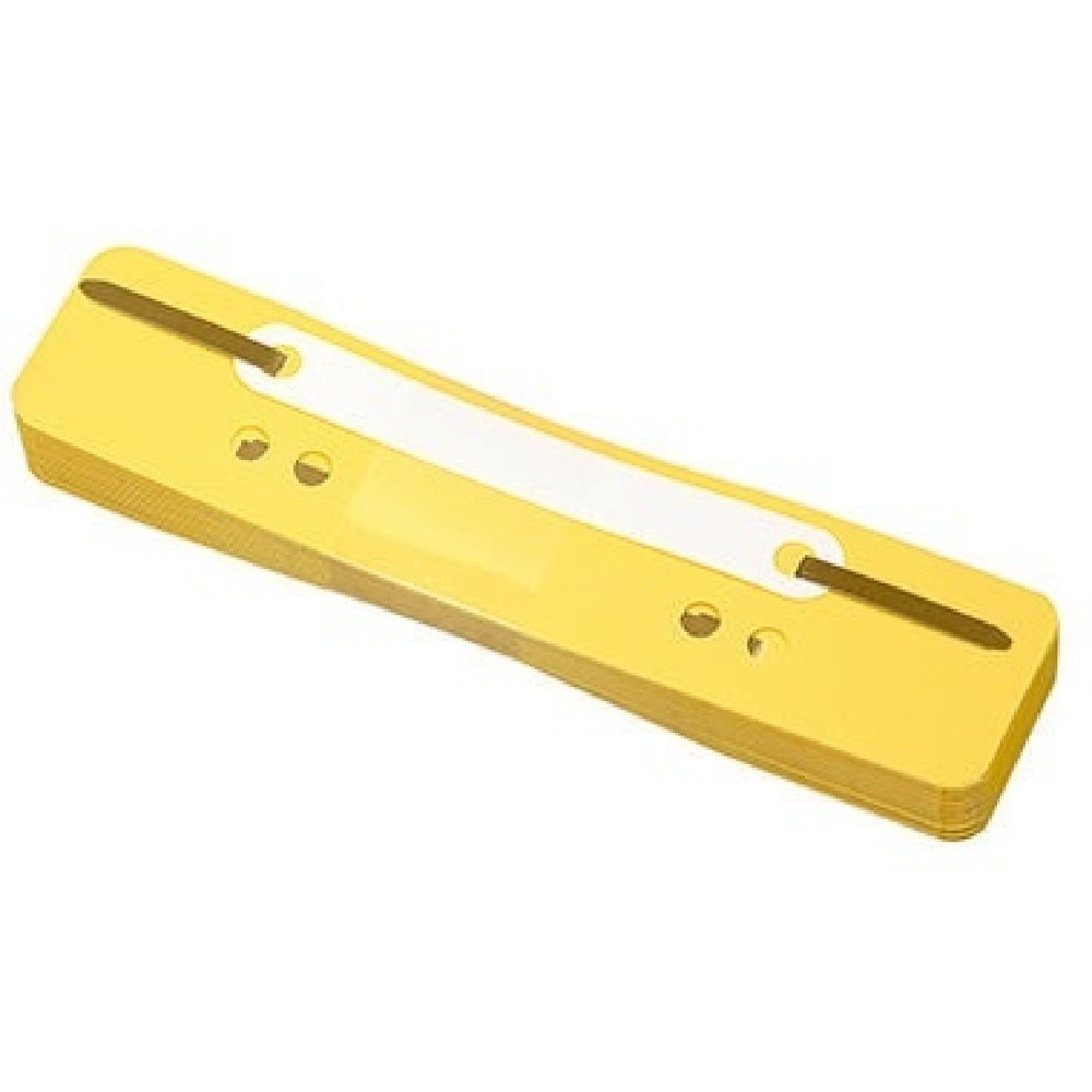 Produktabbildung: Soennecken Heftstreifen 3175 kurz Kunststoffdeckl. ge 25 St./Pack.