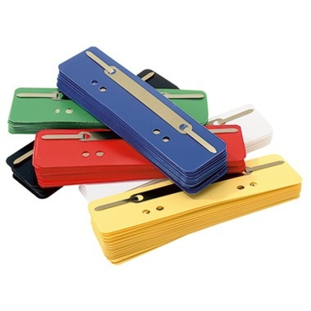 Soennecken Heftstreifen 3192 PP Metalldeckl. sortiert 250 St./Pack. Produktabbildung: Soennecken Heftstreifen 3192 PP Metalldeckl. sortiert 250 St./Pack.