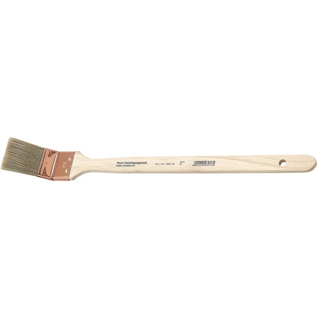 Heizkörperpinsel B.25mm Borsten-L.45mm helle Chinaborste Profi-Maler Produktabbildung: Heizkörperpinsel B.25mm Borsten-L.45mm helle Chinaborste Profi-Maler