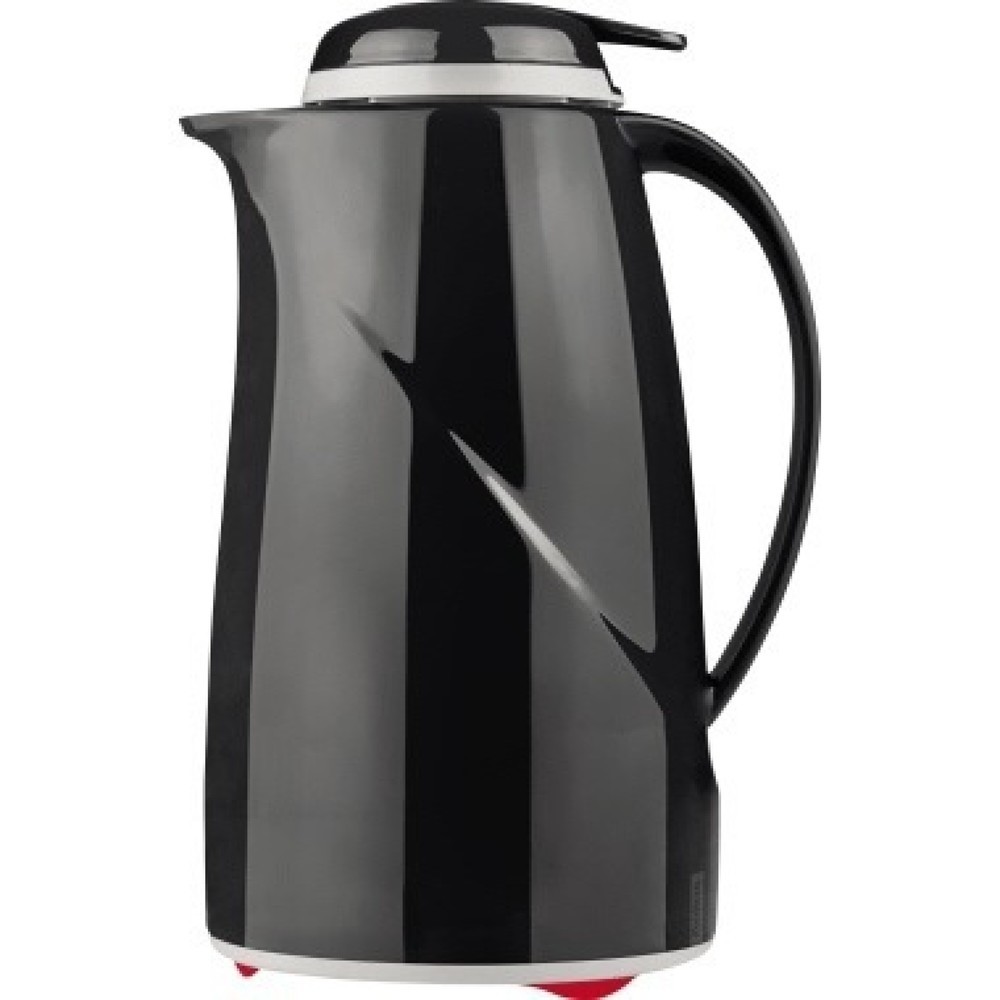 Produktabbildung: Helios Isolierkanne Wave Push 2934-002 1l schwarz