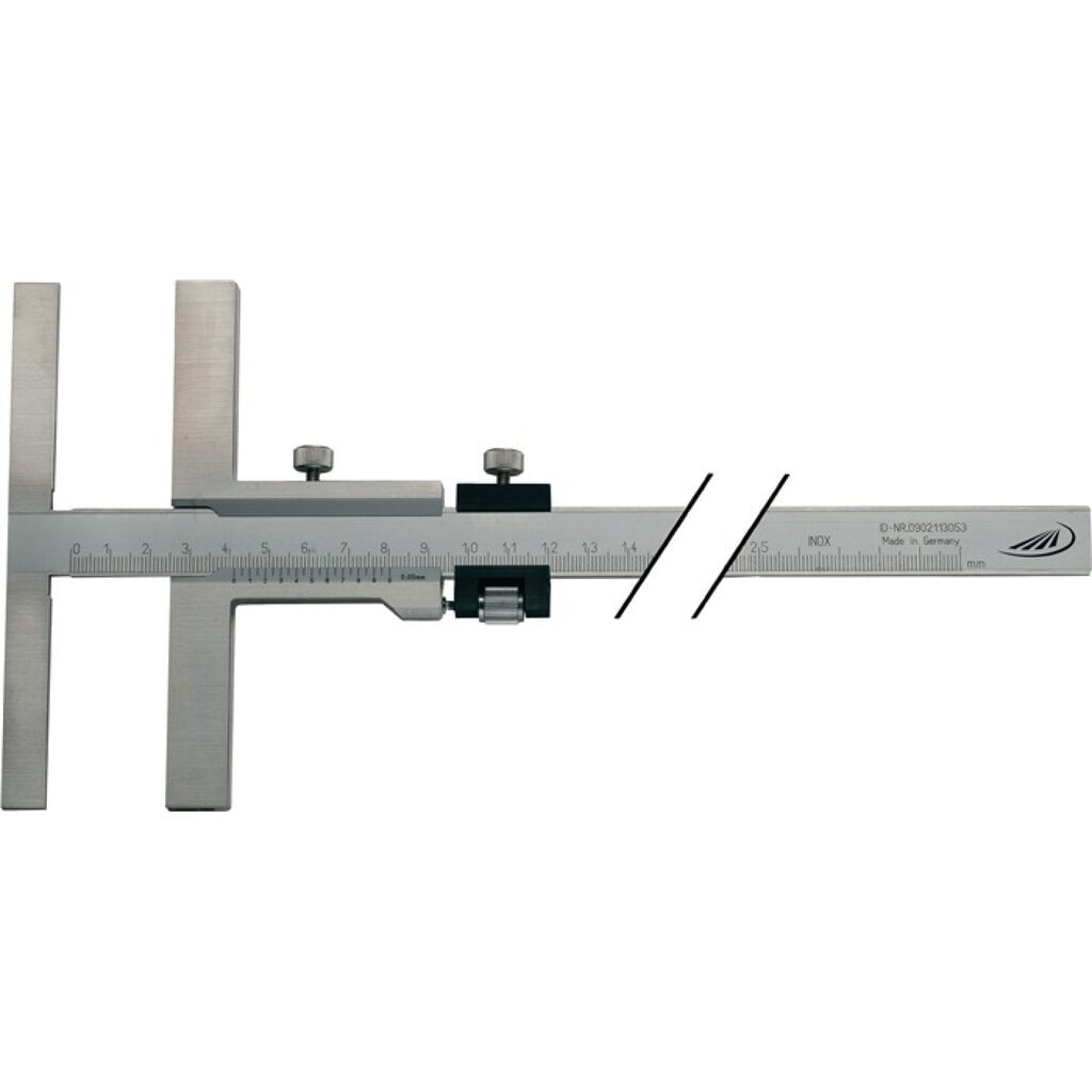 Produktabbildung: Anreißmessschieber 160mm m. FE Anschlag-L. 135mm H.PREISSER