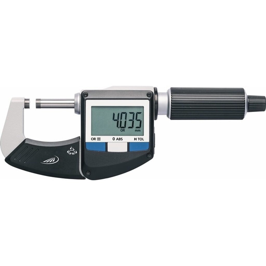 Produktabbildung: HELIOS PREISSER Bügelmessschraube IP65, digital, 0-25 mm