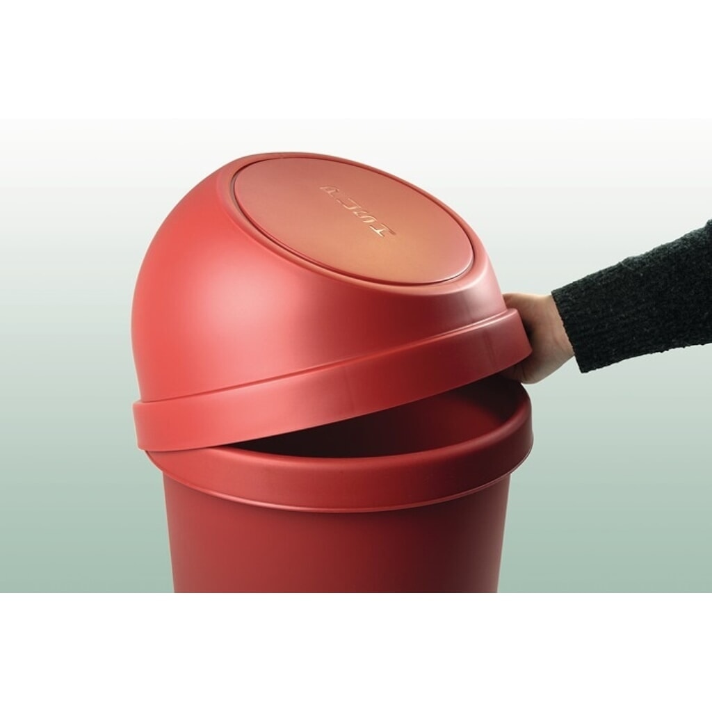 Produktabbildung Nr. 2: helit Abfallbehälter, 6 l lichtgrau, H375xØ214mm