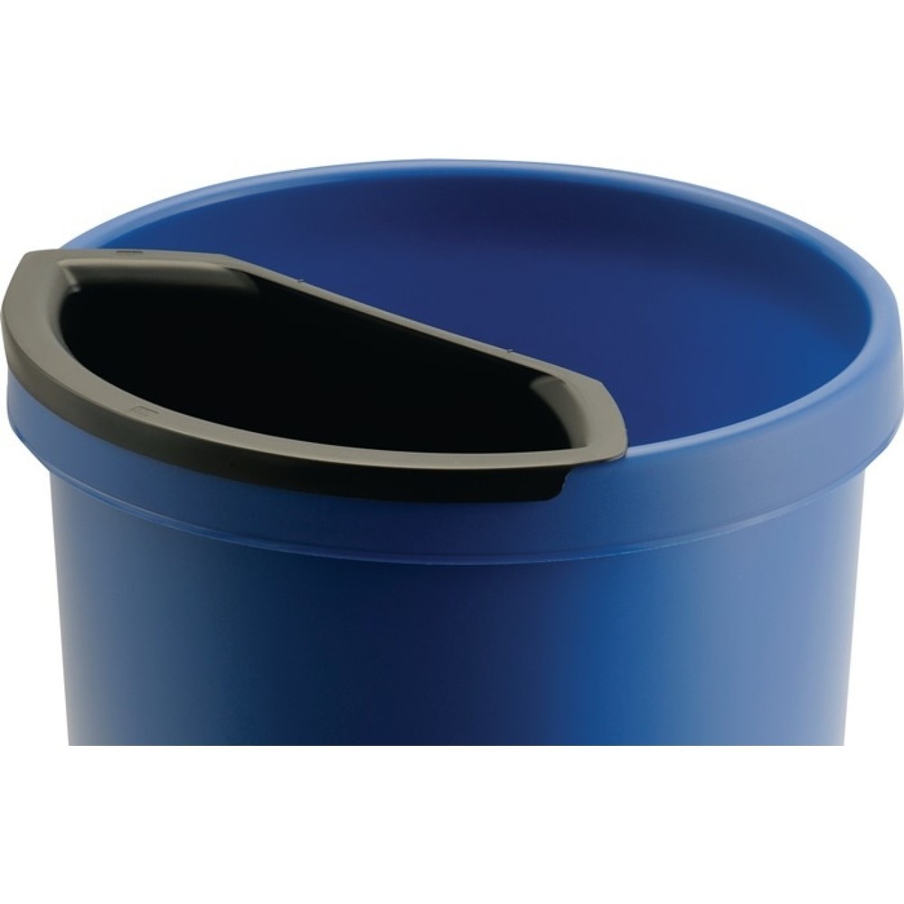Produktabbildung Nr. 2: helit Abfalleinsatz, passend für Papierkorb 30 l, Kunststoff schwarz 6 l