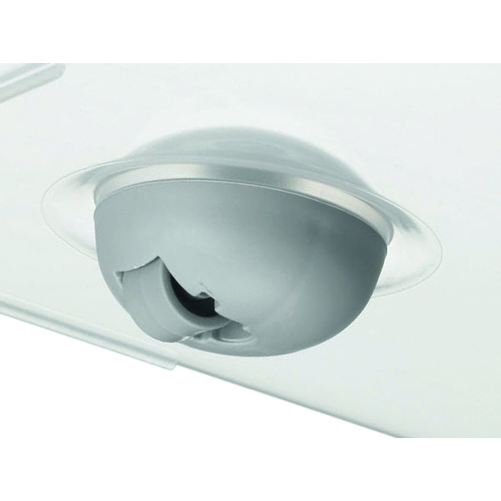 helit Aufbewahrungsbox "the q-line", mit Deckel, 360° schwenkbare Rollen, 38 Liter, transparent Produktabbildung Nr. 2: helit Aufbewahrungsbox "the q-line", mit Deckel, 360° schwenkbare Rollen, 38 Liter, transparent