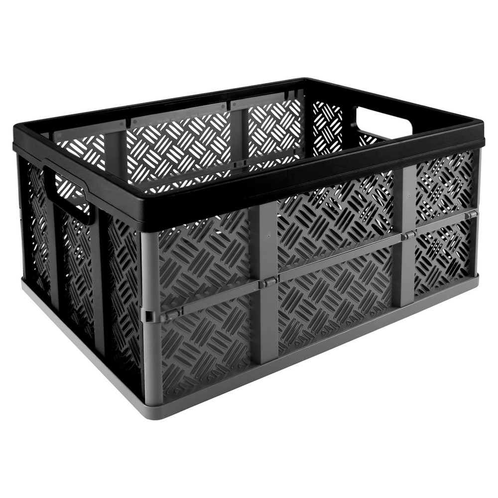 Produktabbildung Nr. 1: helit Klappbox "the flap line", TK 16 kg, 32 Liter, schwarz