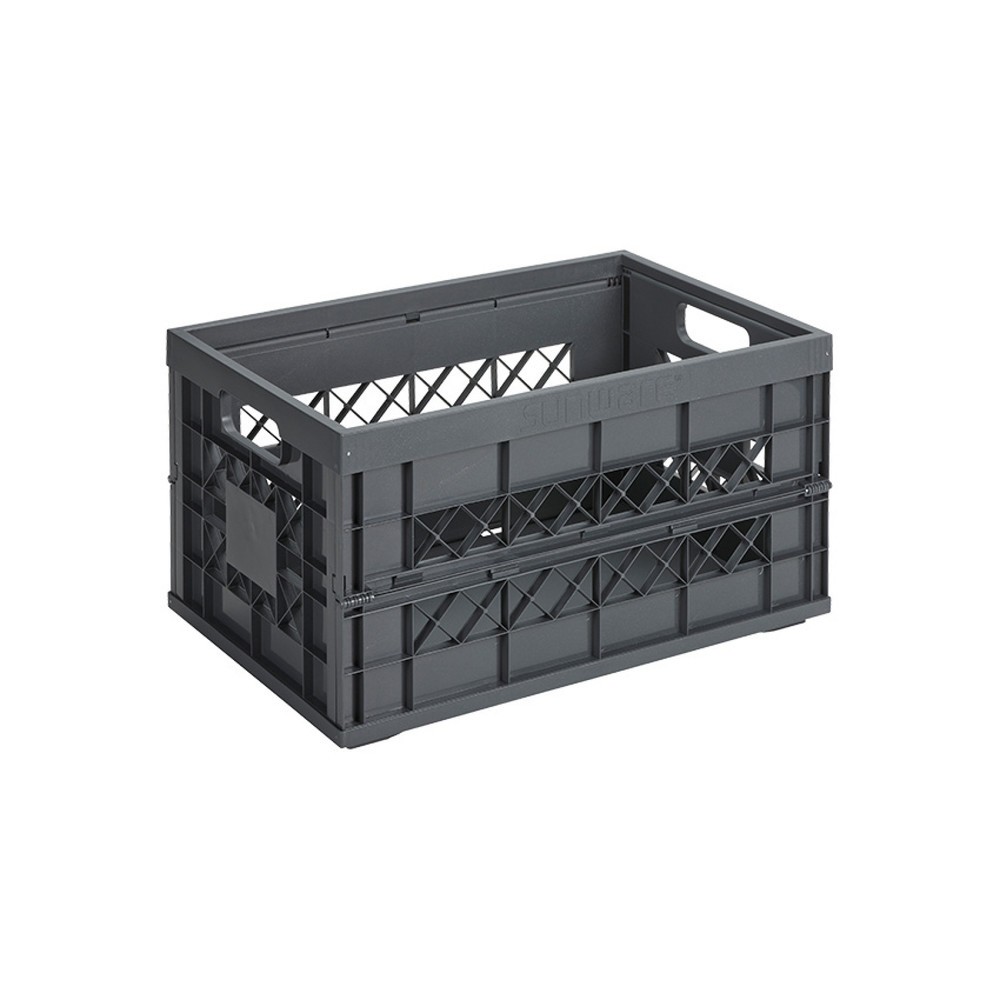 Produktabbildung Nr. 1: helit Klappbox "the flap line", TK 30 kg, 45 Liter, anthrazit