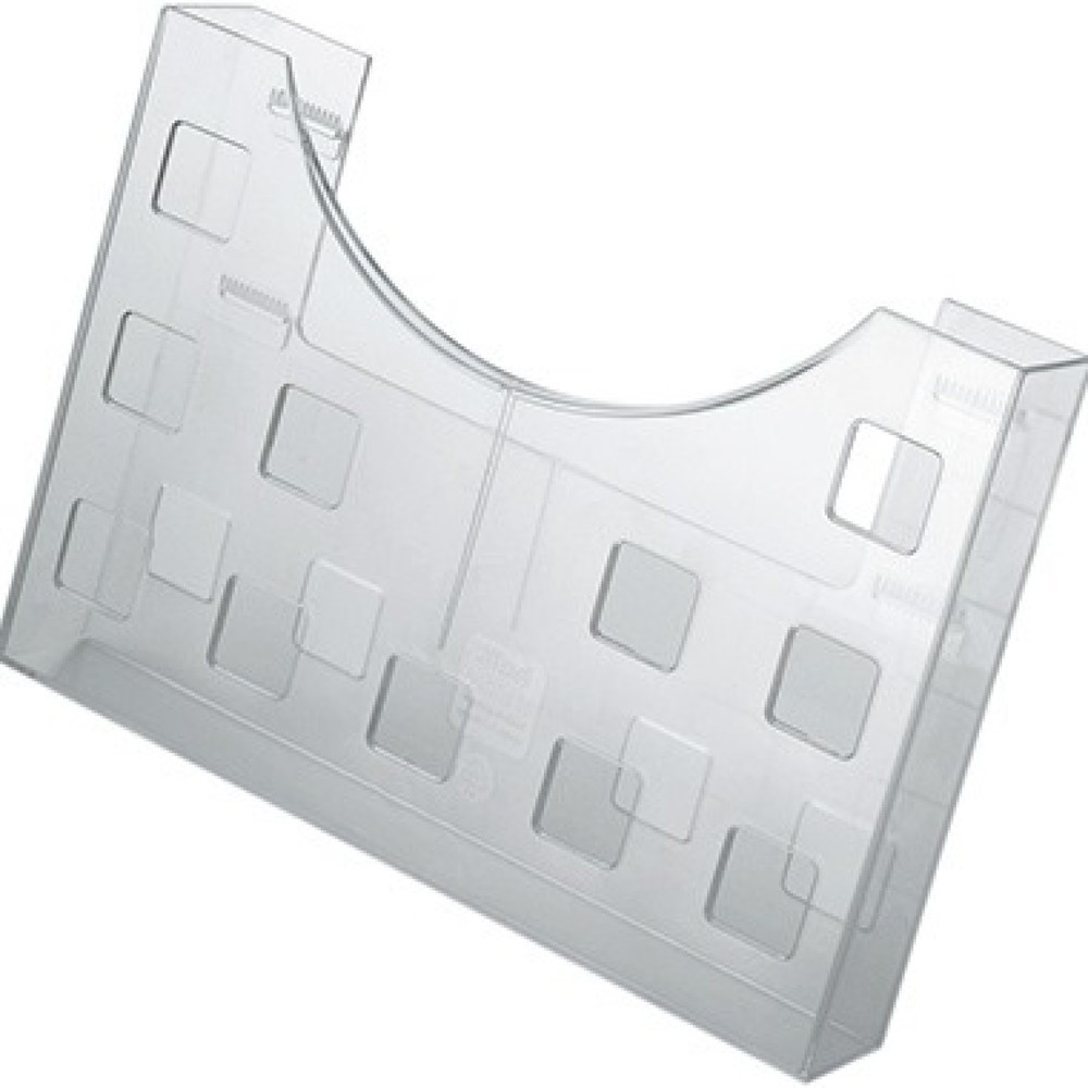 Produktabbildung: helit Prospekthalter H6102602 DIN A5/A6 1Fach PS glasklar
