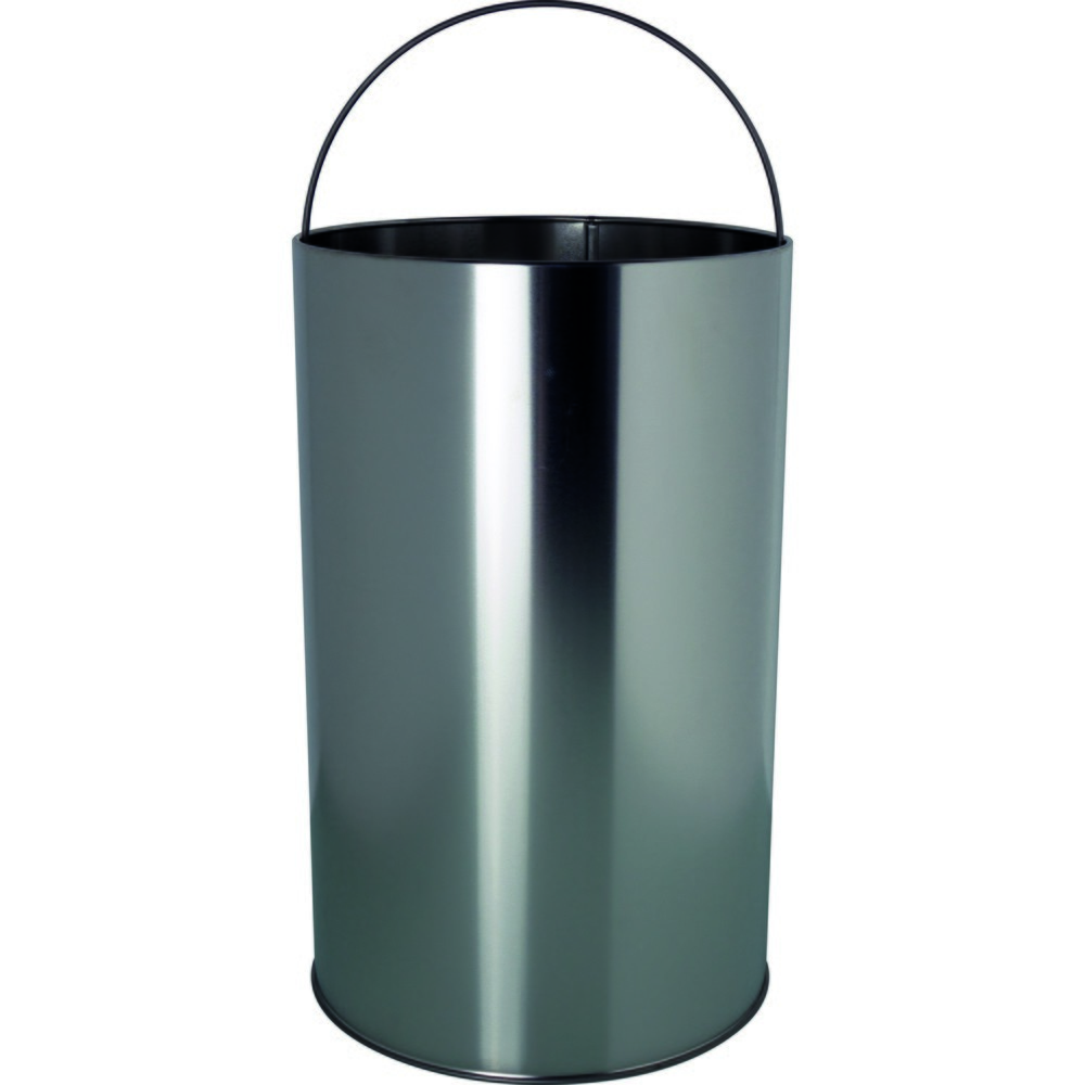 Produktabbildung Nr. 2: helit Push-Abfallbehälter "the dome“, 50 Liter, weiß