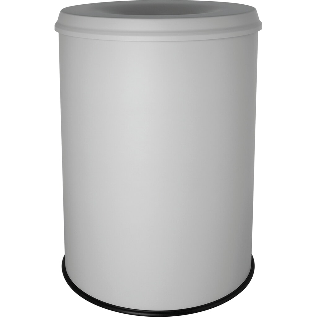 helit Sicherheitspapierkorb "the guardian“, 15 Liter, flammenhemmender Löschkopf, lichtgrau Produktabbildung: helit Sicherheitspapierkorb "the guardian“, 15 Liter, flammenhemmender Löschkopf, lichtgrau
