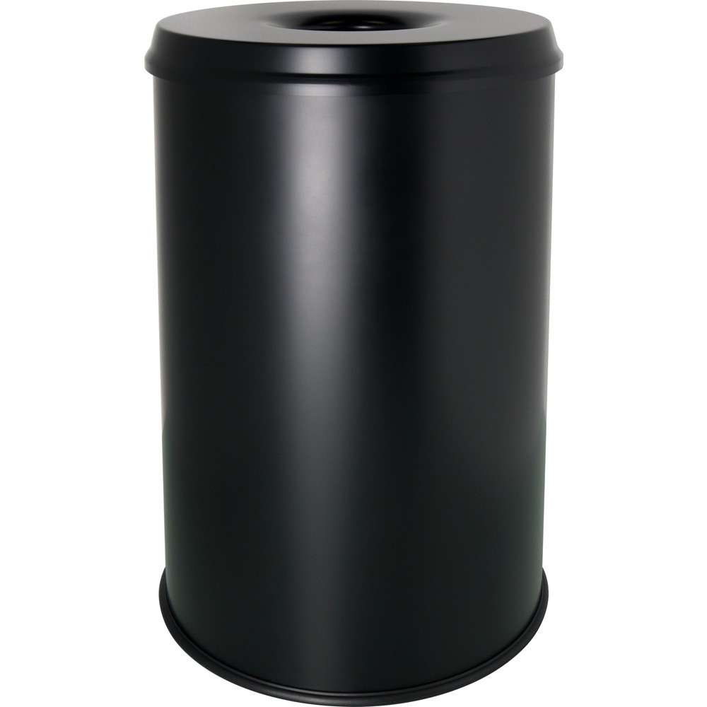 helit Sicherheitspapierkorb "the guardian“, 30 Liter, flammenhemmender Löschkopf, schwarz Produktabbildung Nr. 1: helit Sicherheitspapierkorb "the guardian“, 30 Liter, flammenhemmender Löschkopf, schwarz