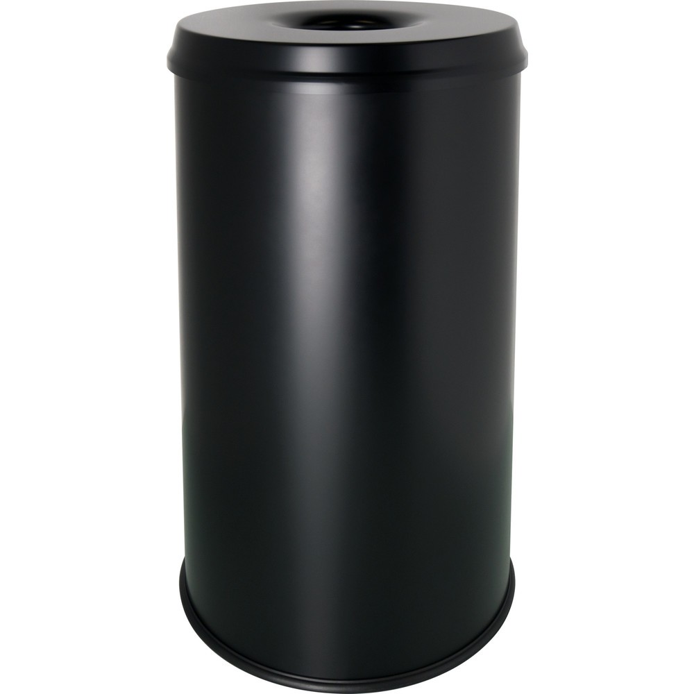 Produktabbildung Nr. 1: helit Sicherheitspapierkorb "the guardian“, 50 Liter, flammenhemmender Löschkopf, schwarz