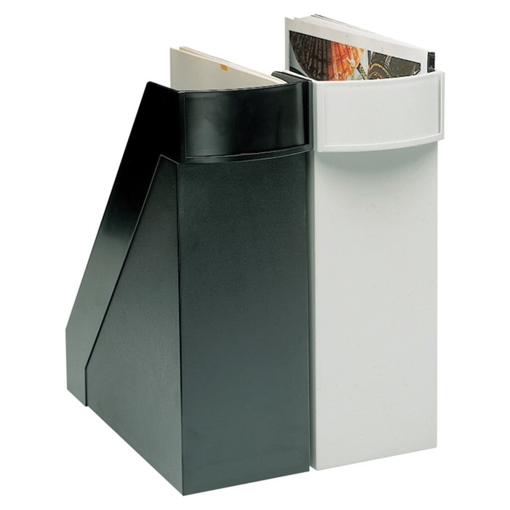 helit Stehsammler, Kunststoff lichtgrau, DIN A4 H290xB100xT270 mm Produktabbildung: helit Stehsammler, Kunststoff lichtgrau, DIN A4 H290xB100xT270 mm