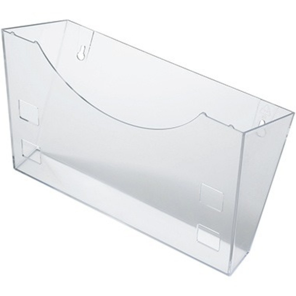 Produktabbildung: helit Prospekthalter H6103002 DIN A4/A5/A6 1Fach PS glasklar