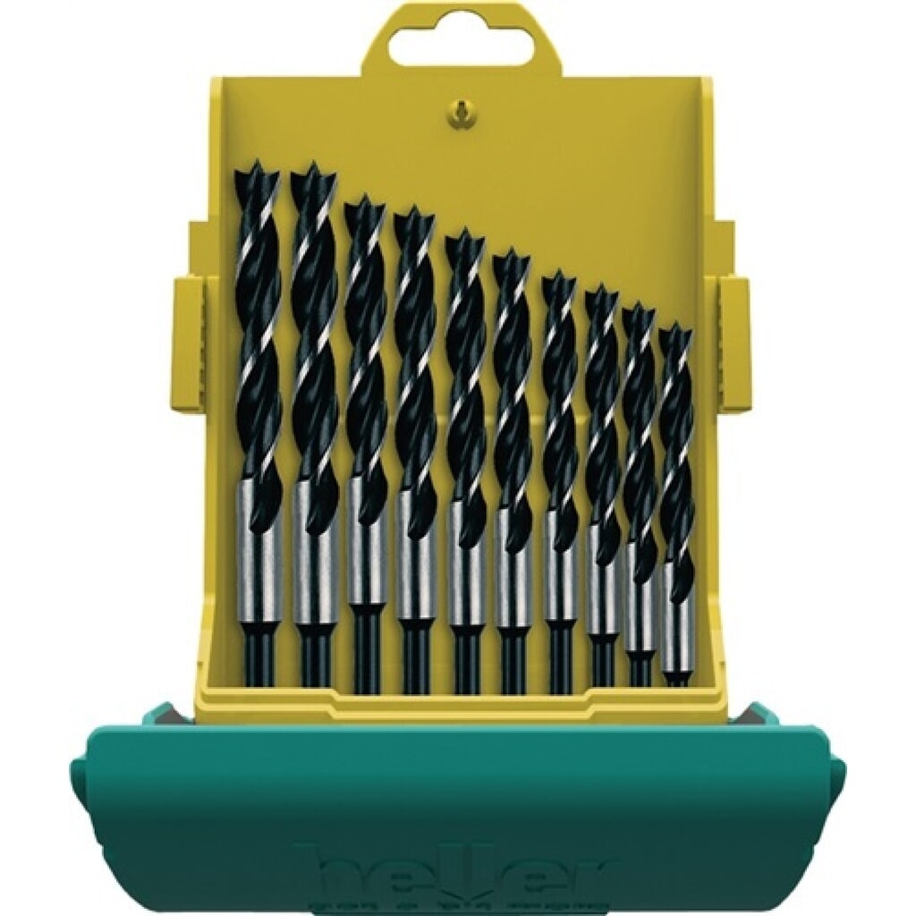 CV Holzspiralbohrersatz 10tlg.D.3,4,5,6,7,8,9,10,11,12mm Maxxbox CV-Stahl Produktabbildung: CV Holzspiralbohrersatz 10tlg.D.3,4,5,6,7,8,9,10,11,12mm Maxxbox CV-Stahl