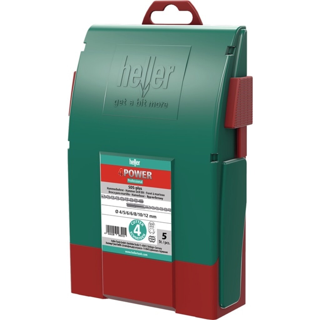 HELLER Hammerbohrersatz 4Power, 5-tlg.