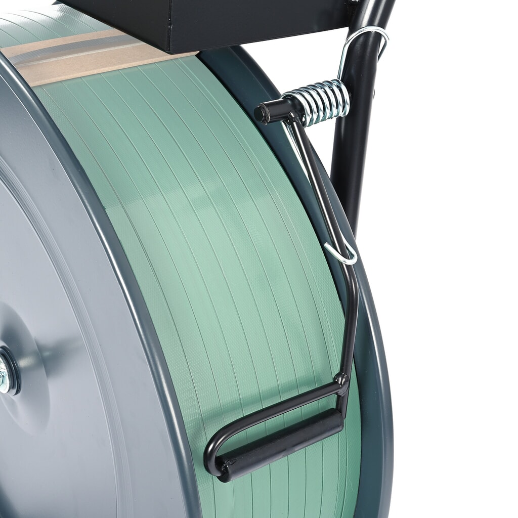Produktabbildung Nr. 9: HEMMDAL Abrollwagen für PP/PET-Umreifungsband, ergonomisches 4-Rad-System, Kerndurchmesser 406 mm