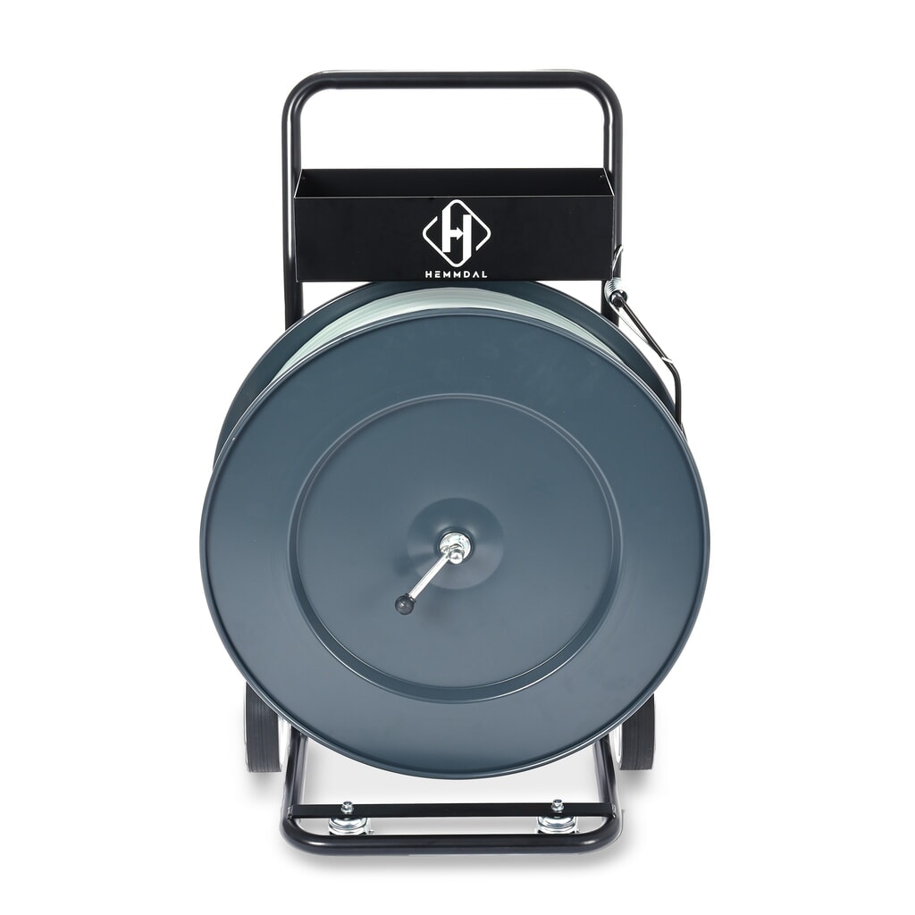 Produktabbildung Nr. 10: HEMMDAL Abrollwagen für PP/PET-Umreifungsband, ergonomisches 4-Rad-System, Kerndurchmesser 406 mm