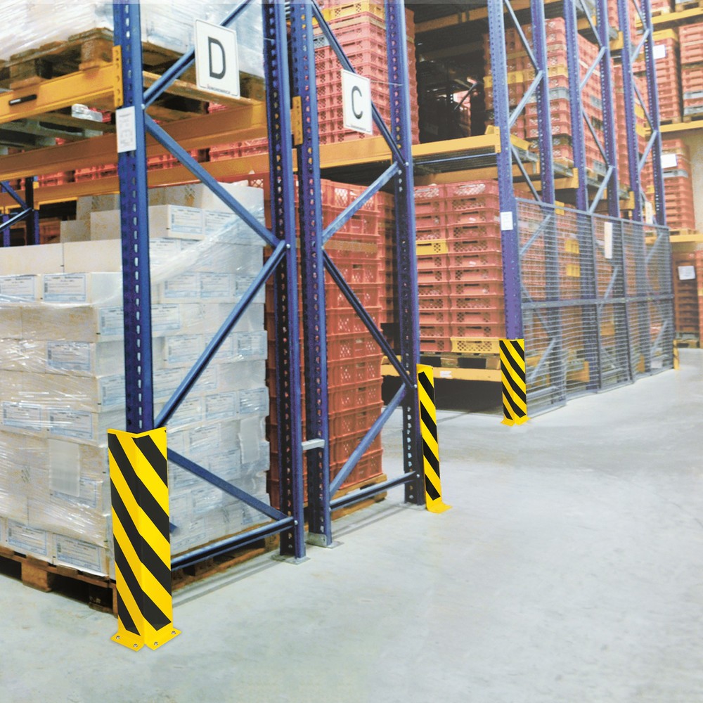 Produktabbildung Nr. 2: HEMMDAL Rammschutzecke, Winkel-Profil, HxBxT 800 x 165 x 165 mm, Stärke 6 mm