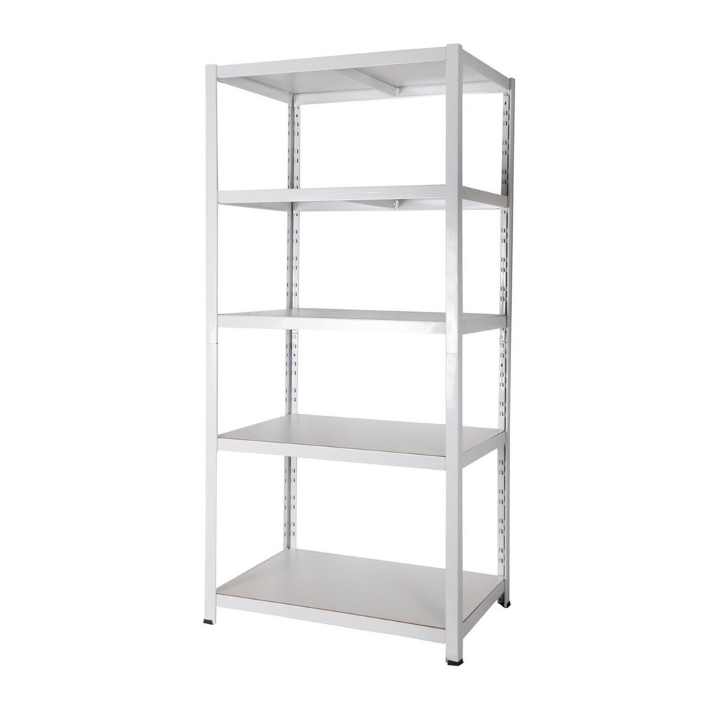 Produktabbildung Nr. 3: HEMMDAL Aktenregal, Stecksystem, HxBxT 1.800 x 900 x 600 mm, 5 HDF-Böden, Fachlast 150 kg, max. 110 Ordner, weiß