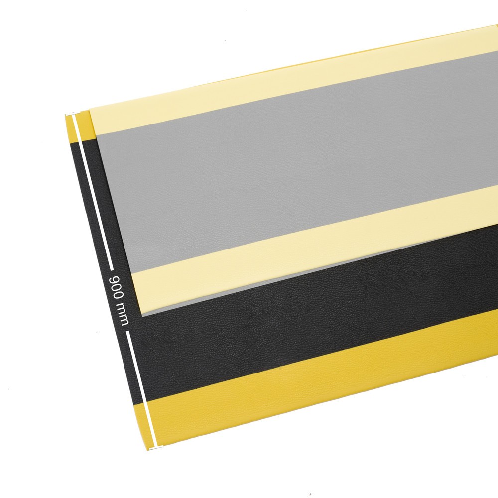 Produktabbildung Nr. 8: HEMMDAL Anti-Ermüdungsmatte ErgoSoft Classic, texturiert, 1-lagig, BxL 900 x 1.200 mm, schwarz/gelb