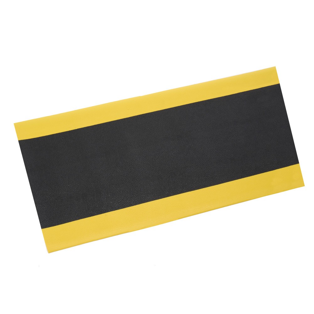 Produktabbildung Nr. 1: HEMMDAL Anti-Ermüdungsmatte ErgoSoft Classic, texturiert, 1-lagig, BxL 600 x 1.500 mm, schwarz/gelb