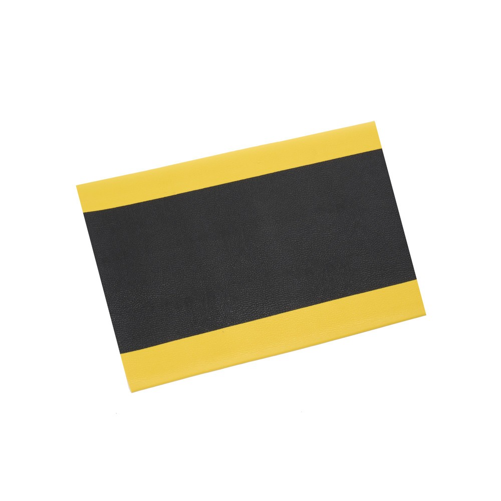 Produktabbildung Nr. 1: HEMMDAL Anti-Ermüdungsmatte ErgoSoft Classic, texturiert, 1-lagig, BxL 600 x 900 mm, schwarz/gelb