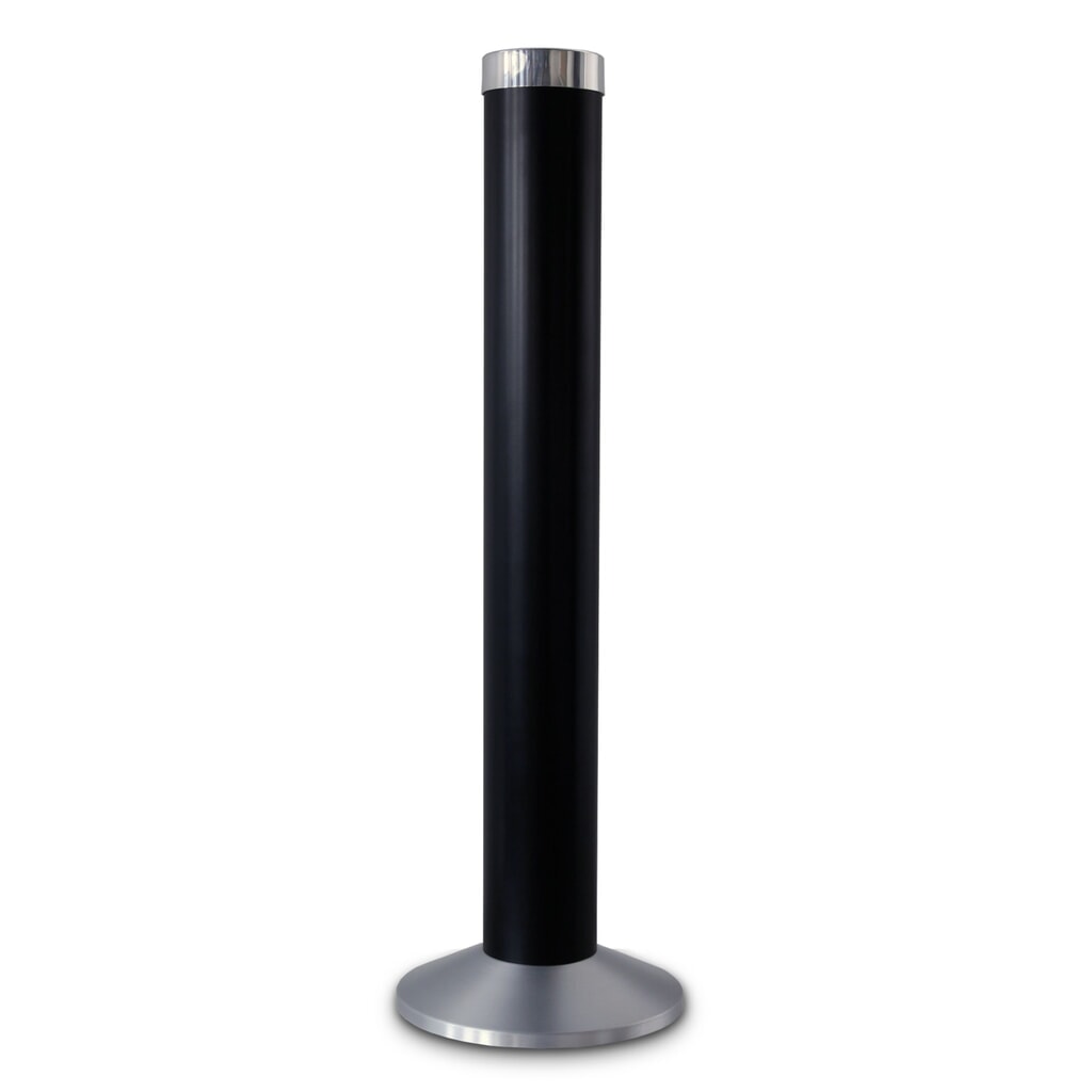 HEMMDAL Aschenbecher-Säule aus Aluminium, schwarz Produktabbildung: HEMMDAL Aschenbecher-Säule aus Aluminium, schwarz