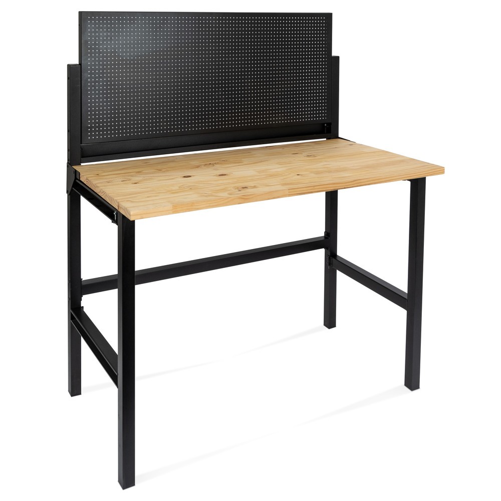 Immagine del prodotto n. 1: HEMMDAL Banco da lavoro, pieghevole, portata 150 kg, parete perforata con 10 ganci