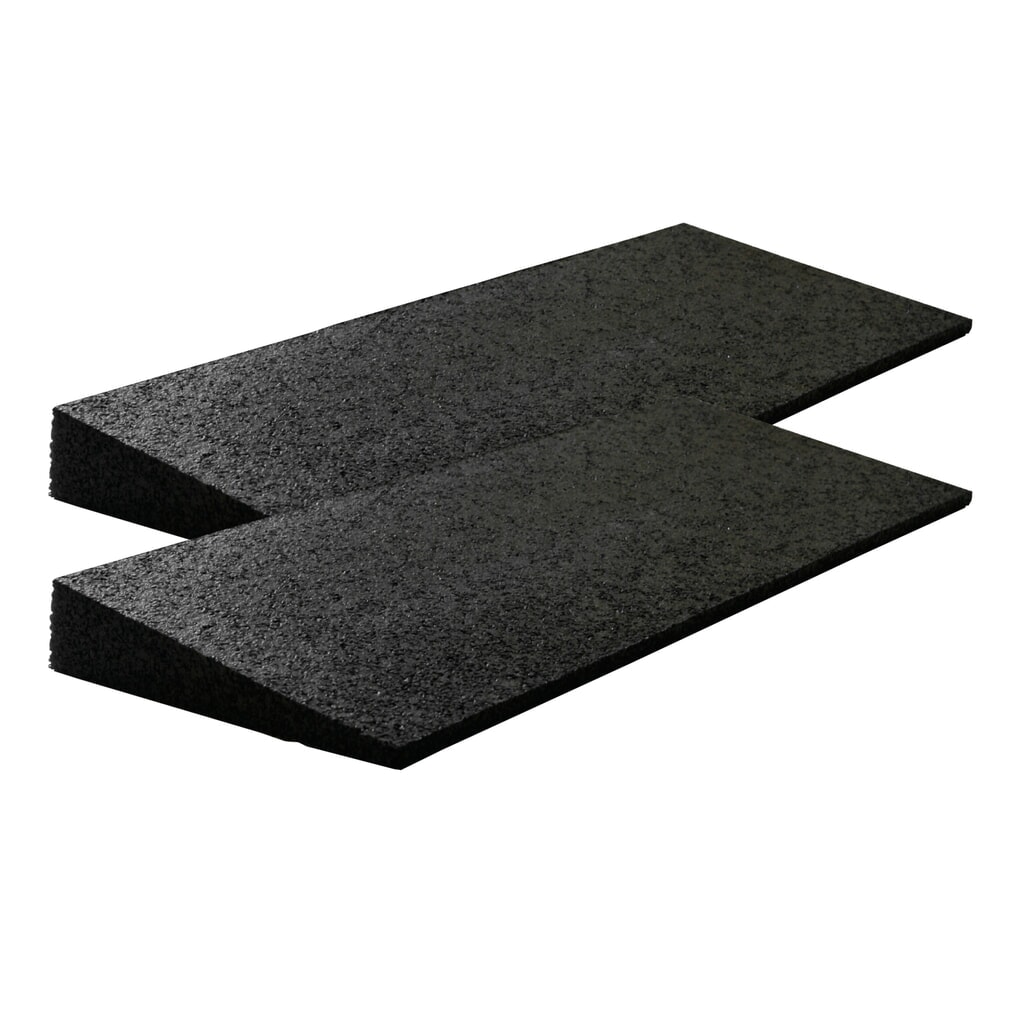 Produktabbildung: HEMMDAL Bordsteinrampe, HxBxT 8-43 x 500 x 200 mm, Set à 2 Stk